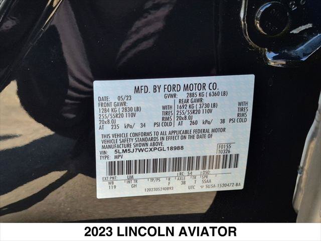 Certified 2023 Lincoln Aviator Reserve w/ Equipment Group 201A RWD image 28