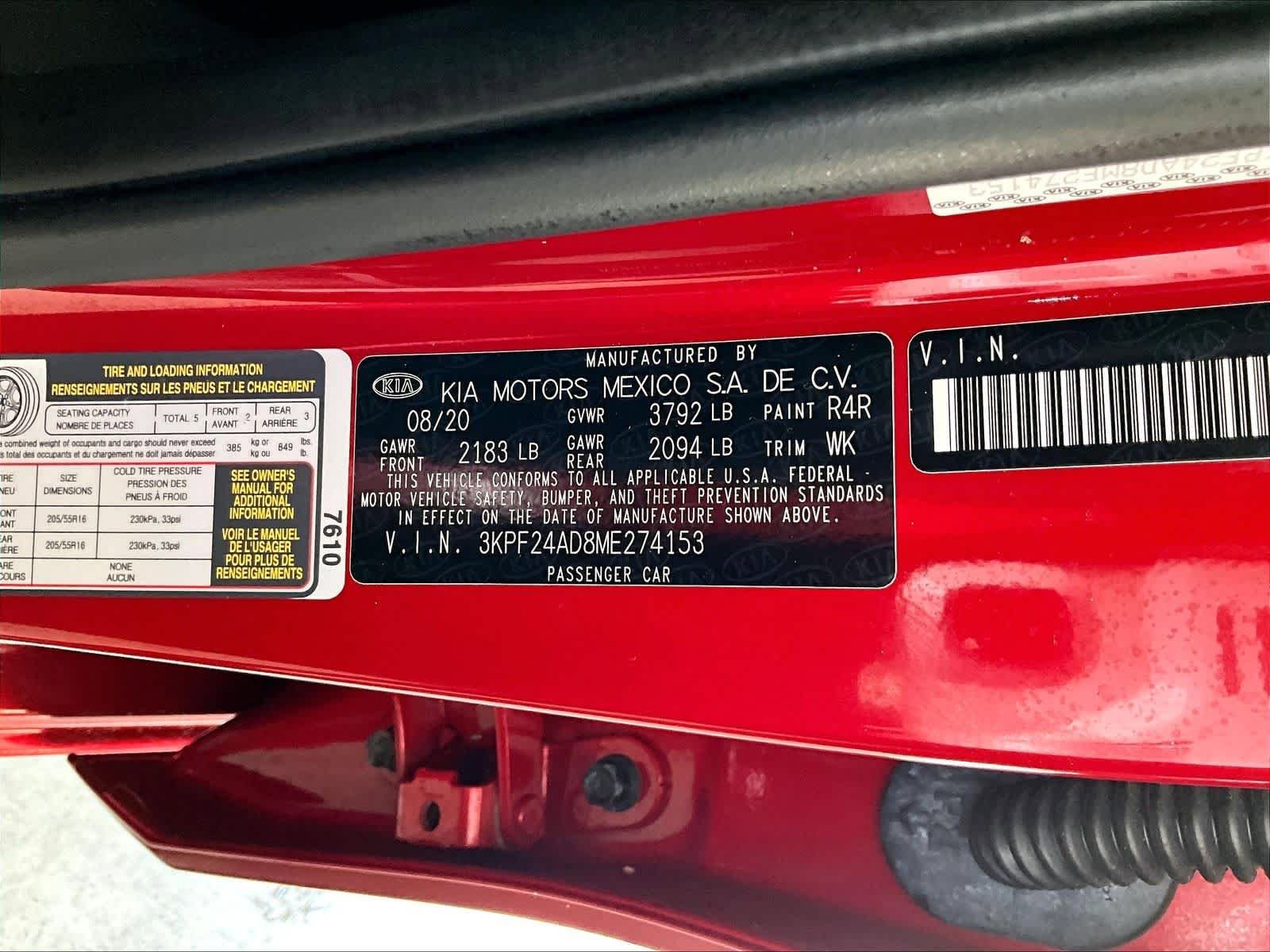 Used 2021 Kia Forte LXS FWD image 36