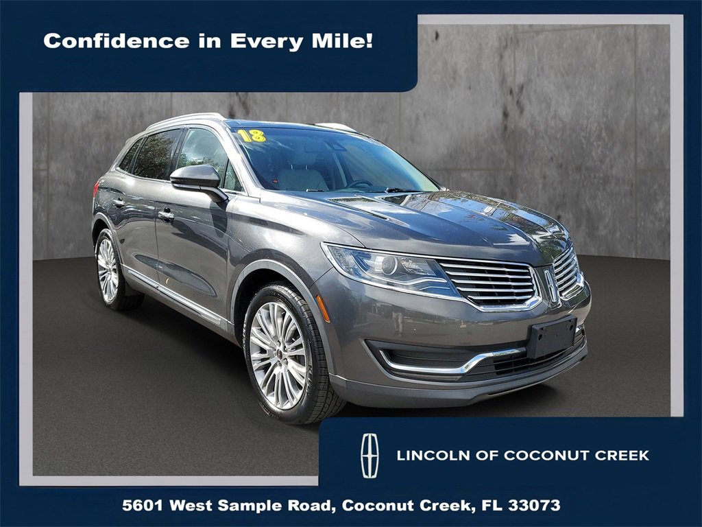 Used 2018 Lincoln MKX Reserve w/ Lincoln MKX Climate Package