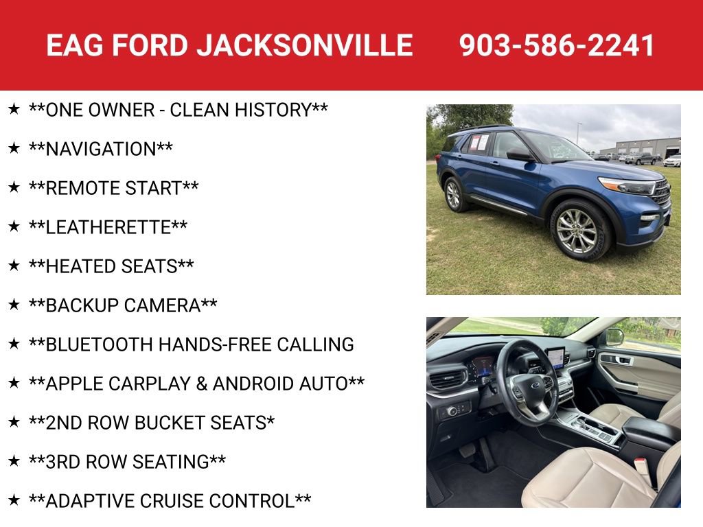 Used 2021 Ford Explorer XLT w/ Equipment Group 202A image 4