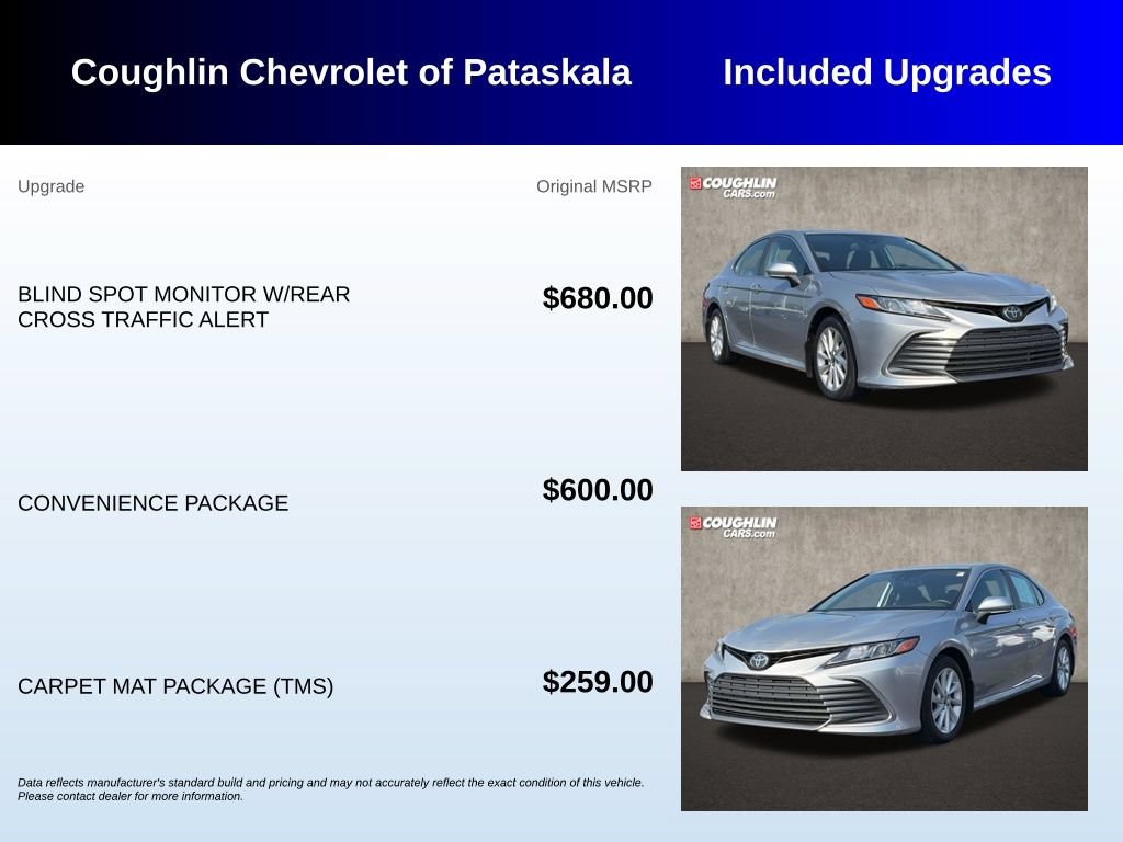 Used 2022 Toyota Camry LE w/ Convenience Package FWD image 3