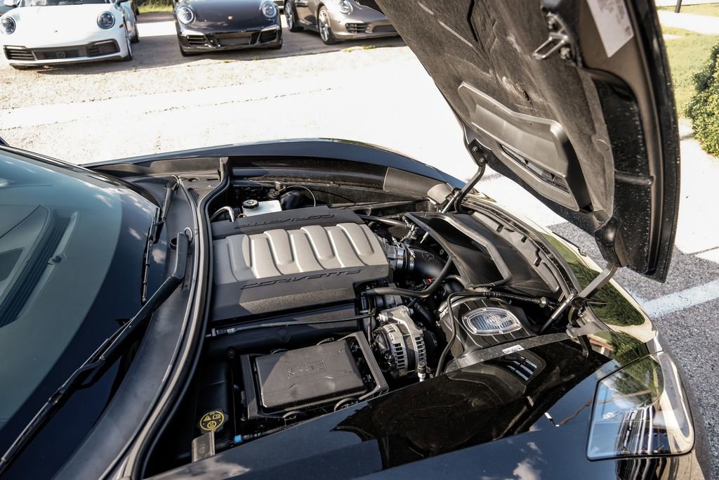 Used 2017 Chevrolet Corvette Stingray Convertible w/ Carbon Flash Badge Package RWD image 45