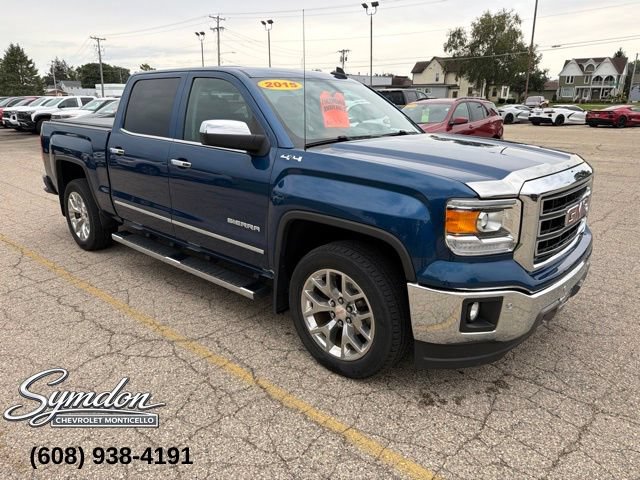 Used 2015 GMC Sierra 1500 SLT w/ SLT Crew Cab Value Package AWD/4WD image 2