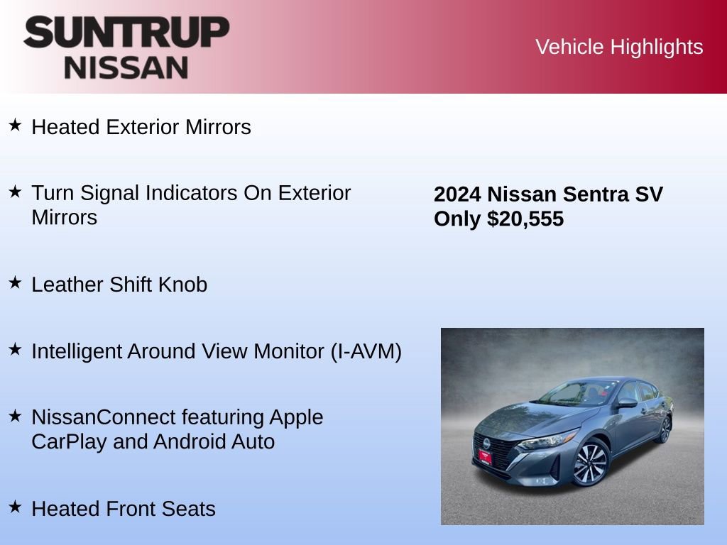 Used 2024 Nissan Sentra SV w/ SV Premium Package image 23