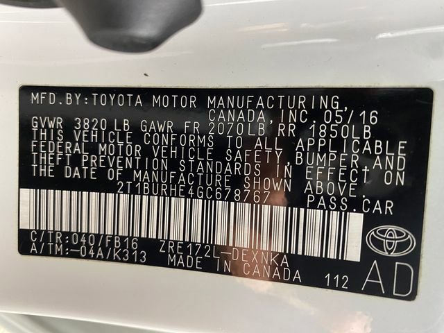 Used 2016 Toyota Corolla LE FWD image 31