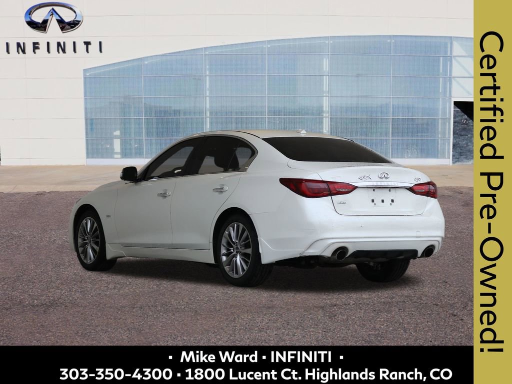 Certified 2018 INFINITI Q50 Luxe w/ Essential Package (3.0T Luxe) image 3