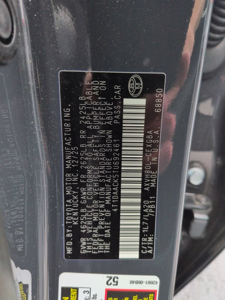 Certified 2026 Toyota Camry XLE FWD image 29