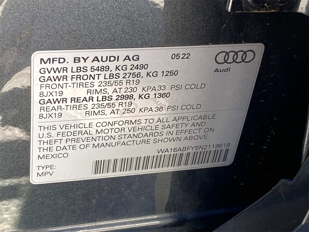 Used 2022 Audi Q5 2.0T Prestige image 22