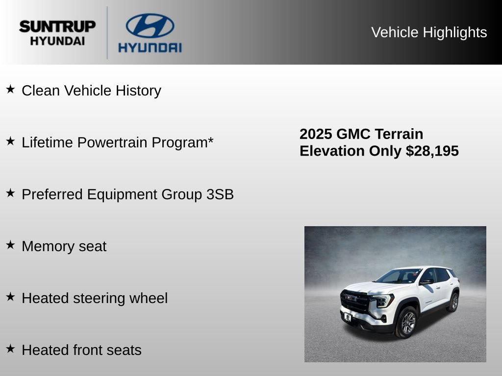 Used 2025 GMC Terrain Elevation AWD/4WD image 8