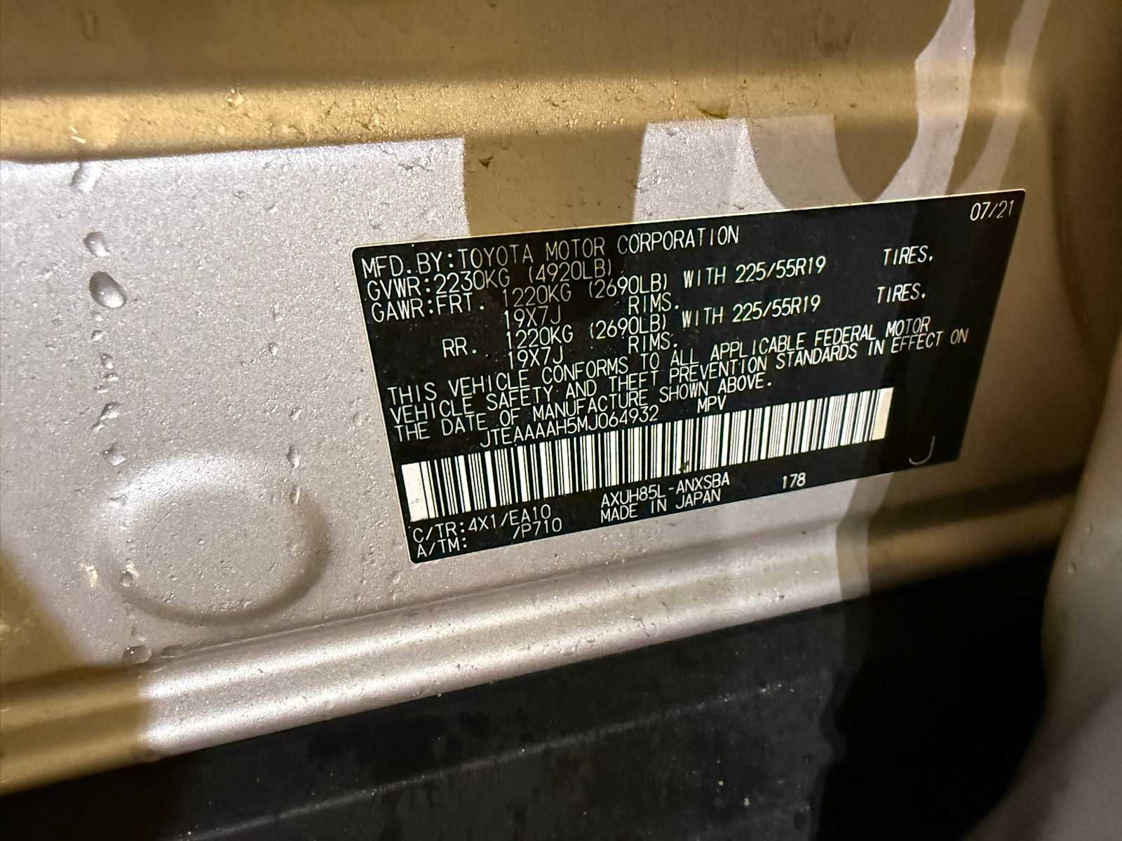Certified 2021 Toyota Venza Limited image 40
