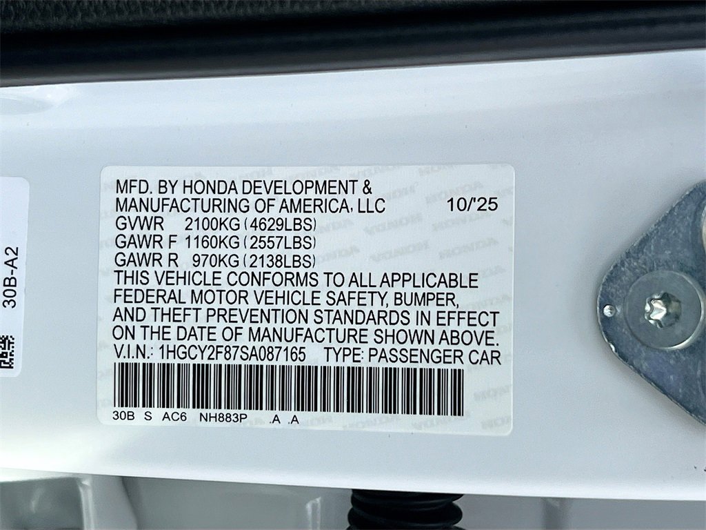 New 2025 Honda Accord Touring image 34