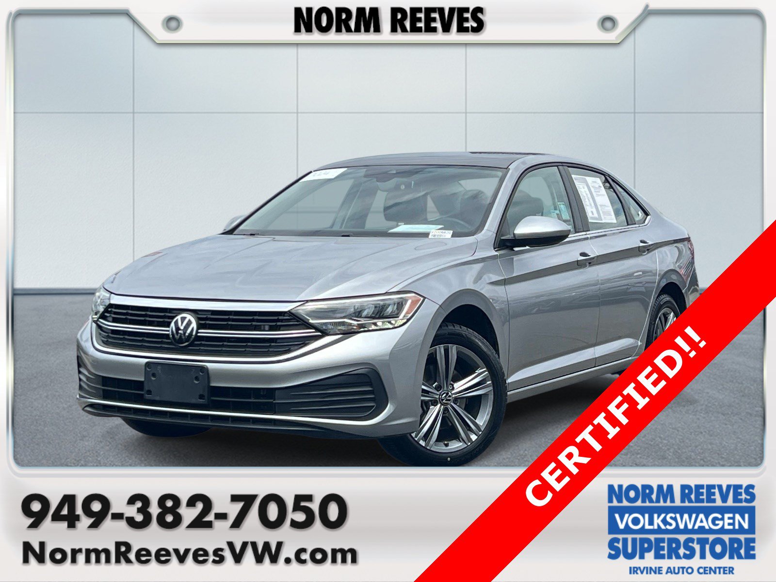 Certified 2024 Volkswagen Jetta SE FWD image 1