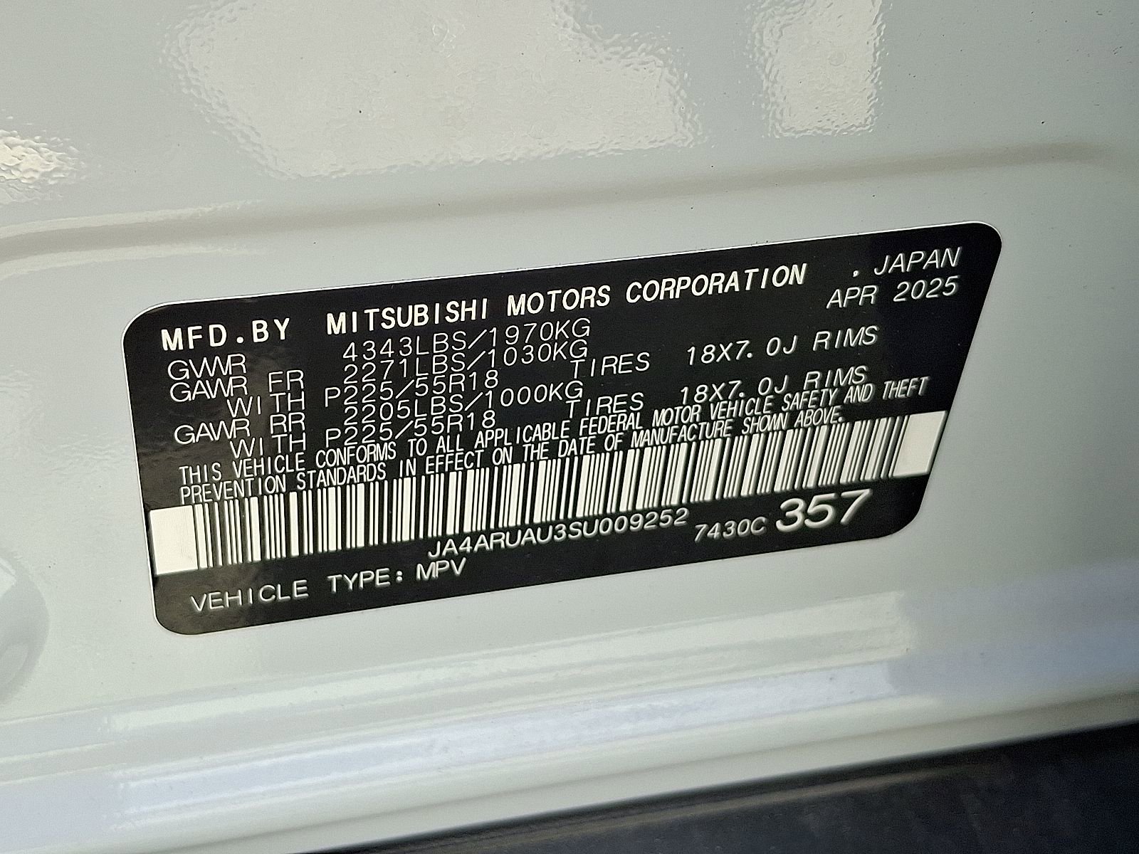 New 2025 Mitsubishi Outlander Sport ES AWD/4WD image 22