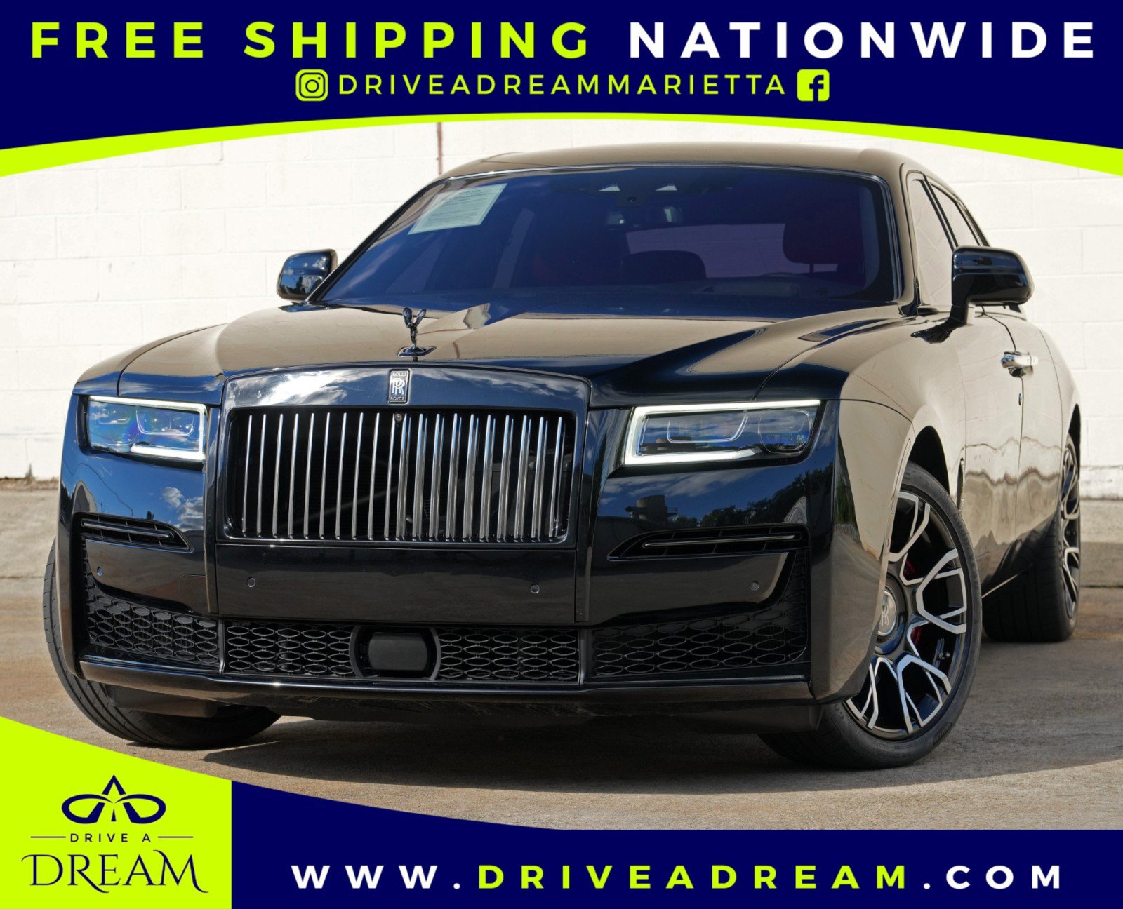 Used 2024 Rolls-Royce Ghost Black Badge w/ Black Badge Ghost Package AWD/4WD image 1