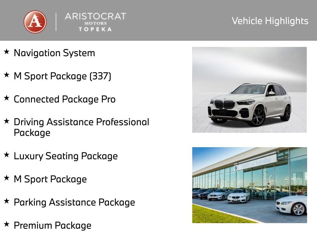 Used 2022 BMW X5 xDrive40i w/ M Sport Package image 2