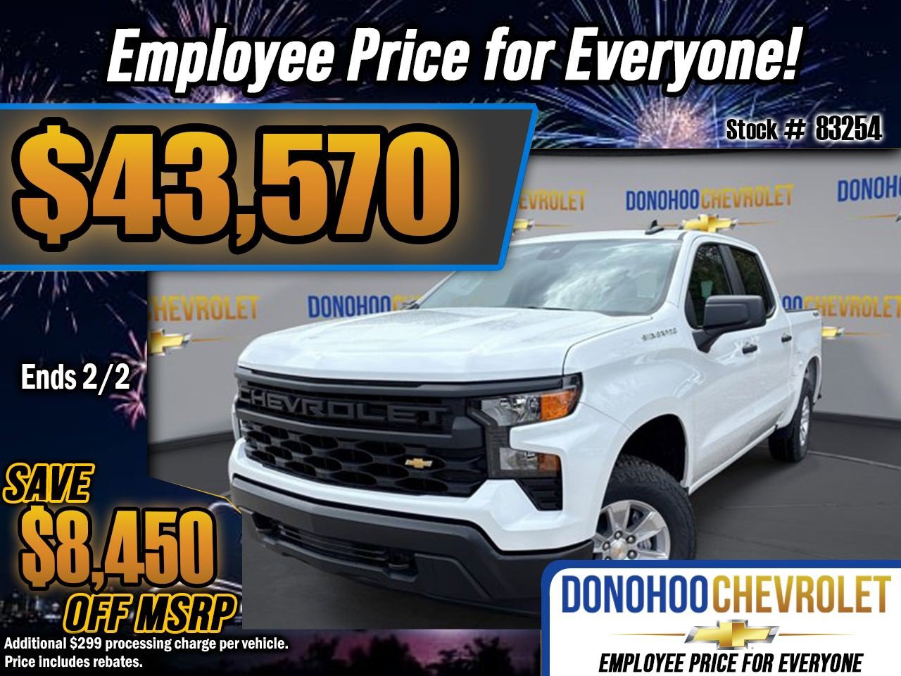 New 2026 Chevrolet Silverado 1500 W/T w/ WT Value Package image 1