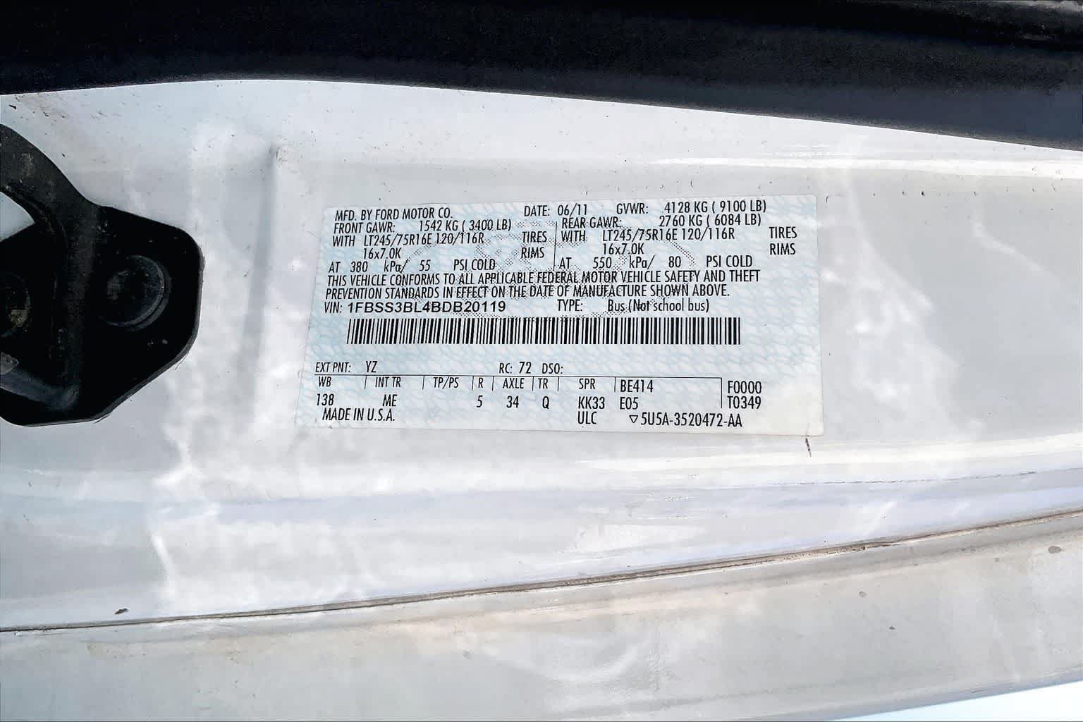 Used 2011 Ford E-350 and Econoline 350 XLT RWD image 20