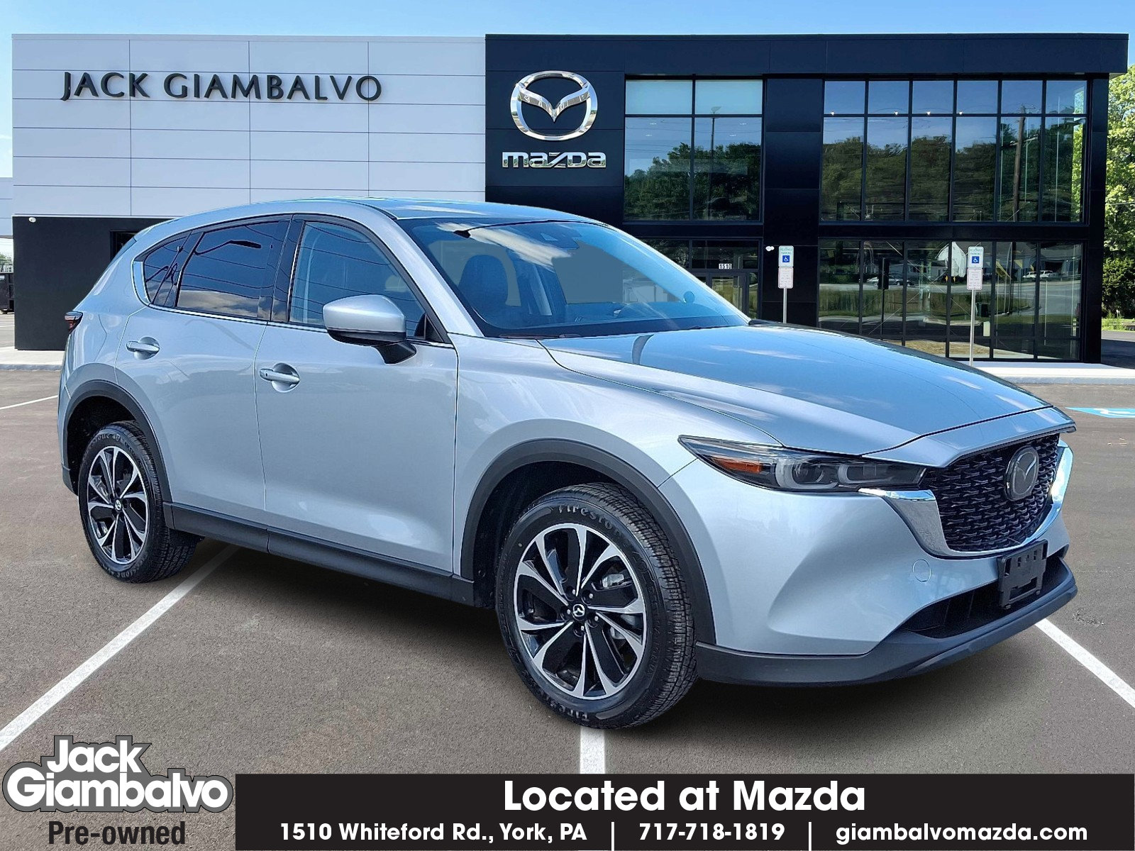 Used 2022 MAZDA CX-5 AWD 2.5 S w/ Premium Package image 1