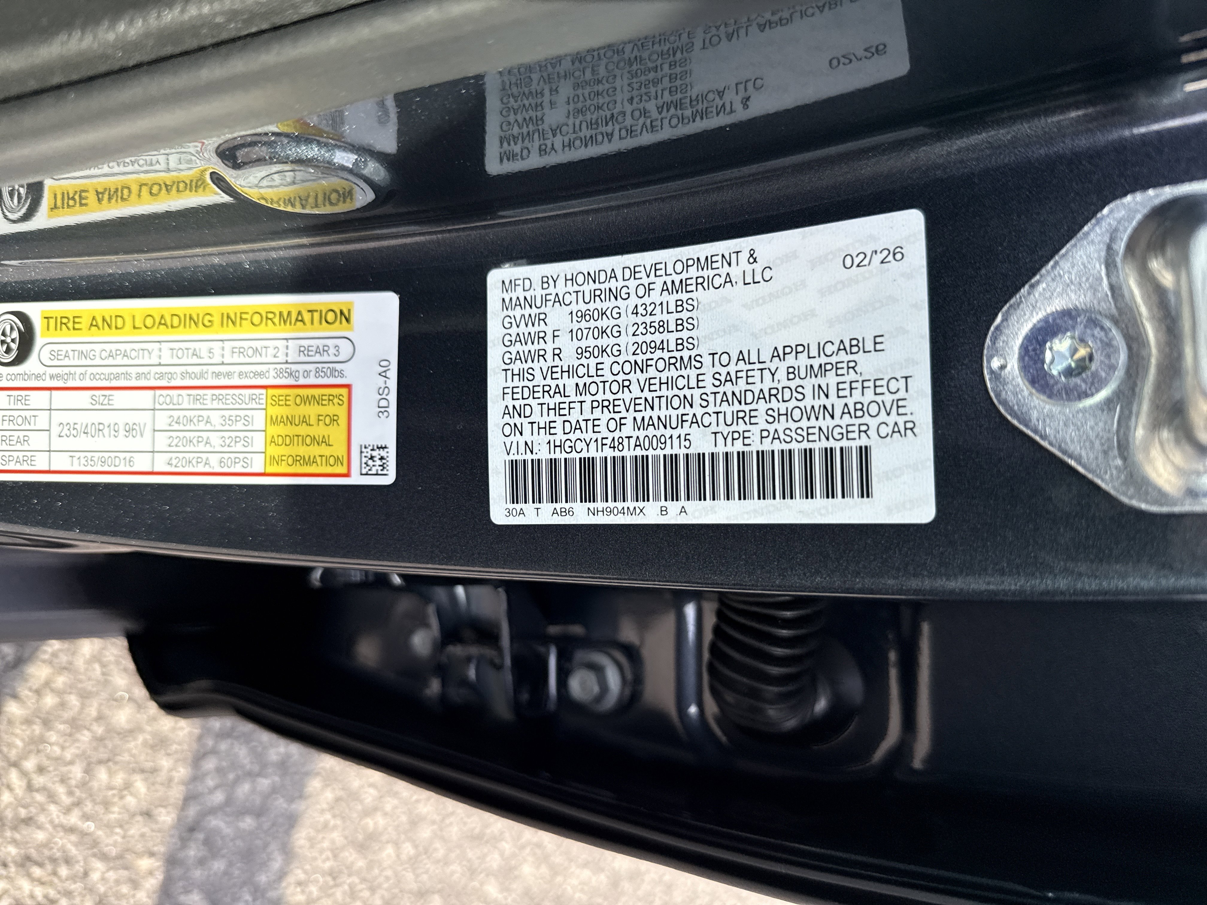 New 2026 Honda Accord SE image 37