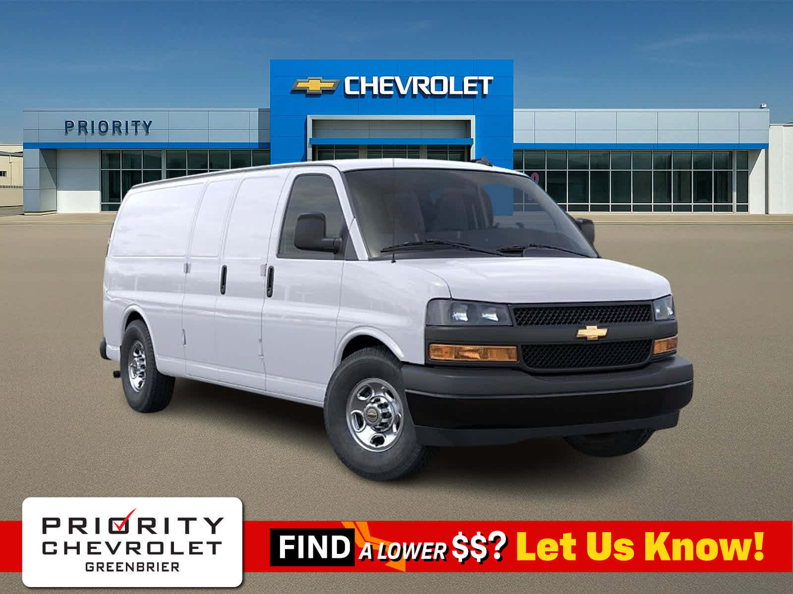 New 2025 Chevrolet Express 2500 Extended w/ Driver Convenience Package RWD image 1
