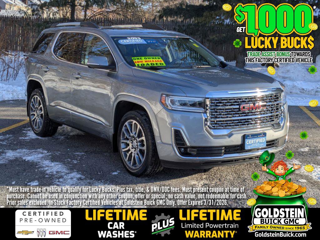 Certified 2023 GMC Acadia Denali w/ Denali Ultimate Package