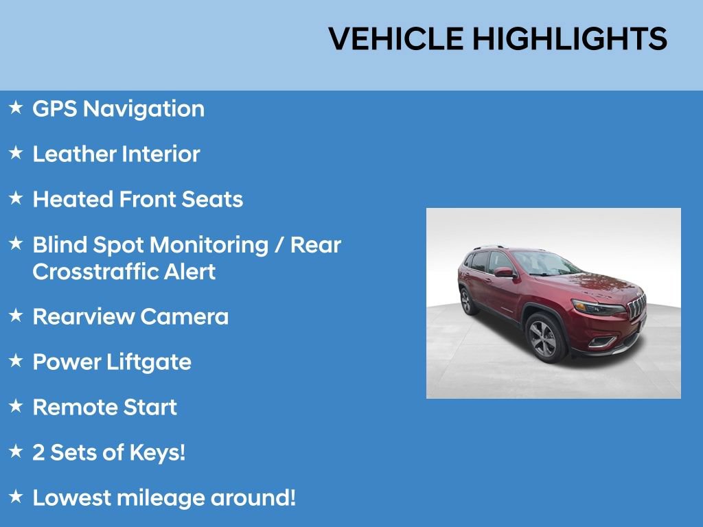 Used 2019 Jeep Cherokee Limited AWD/4WD image 3