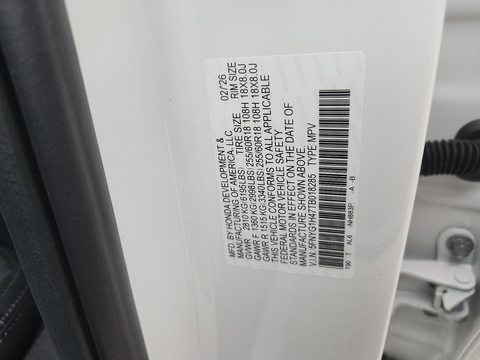 New 2026 Honda Pilot EX-L image 18