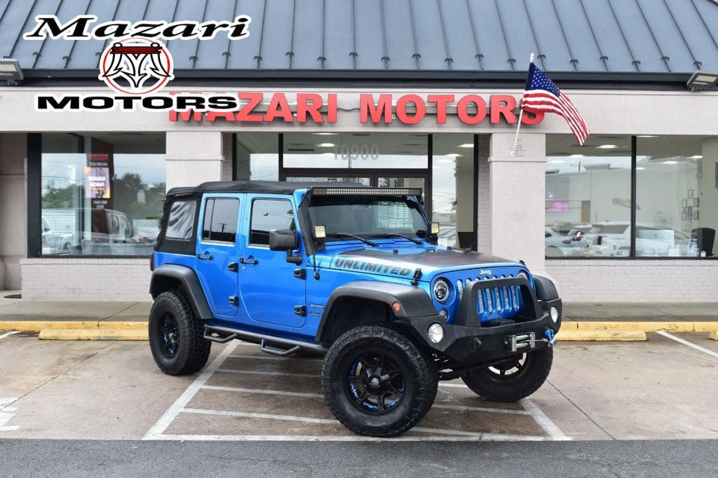 Used 2015 Jeep Wrangler Unlimited Sport w/ Quick Order Package 24S AWD/4WD image 1