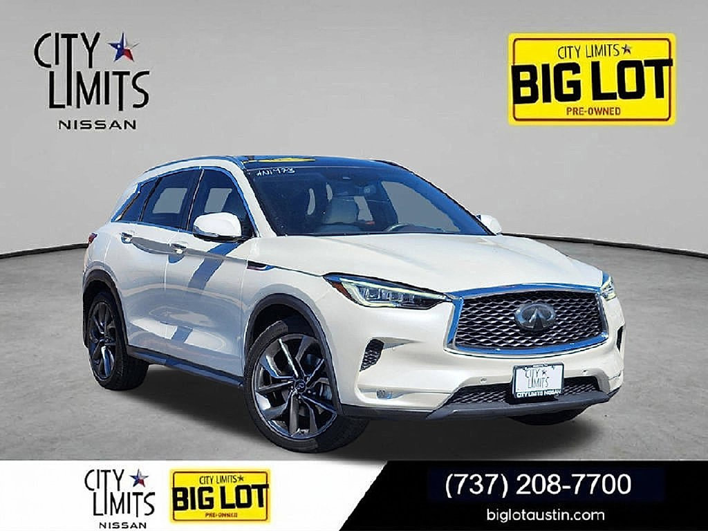 Used 2021 INFINITI QX50 Autograph w/ Premium White Leather Package FWD 360° Tour