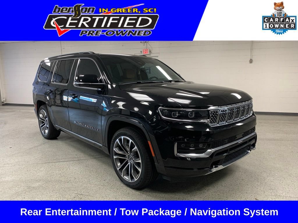 Certified 2024 Jeep Grand Wagoneer Series III w/ Rear Seat Video Group 1