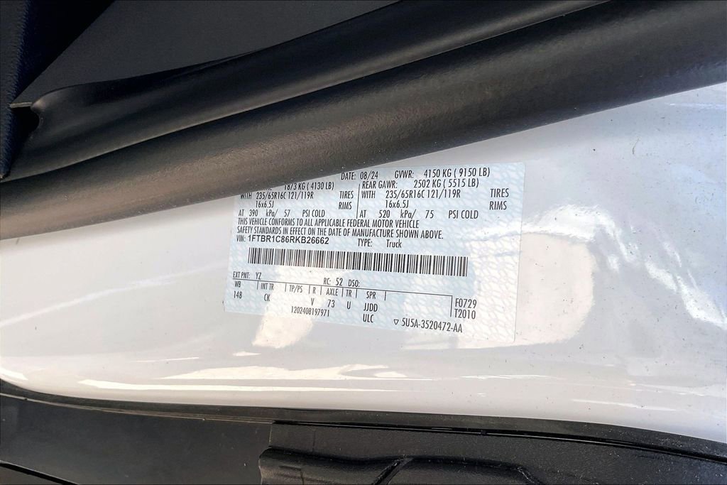 Used 2024 Ford Transit 250 148 Medium Roof w/ Upfitter Package RWD image 9