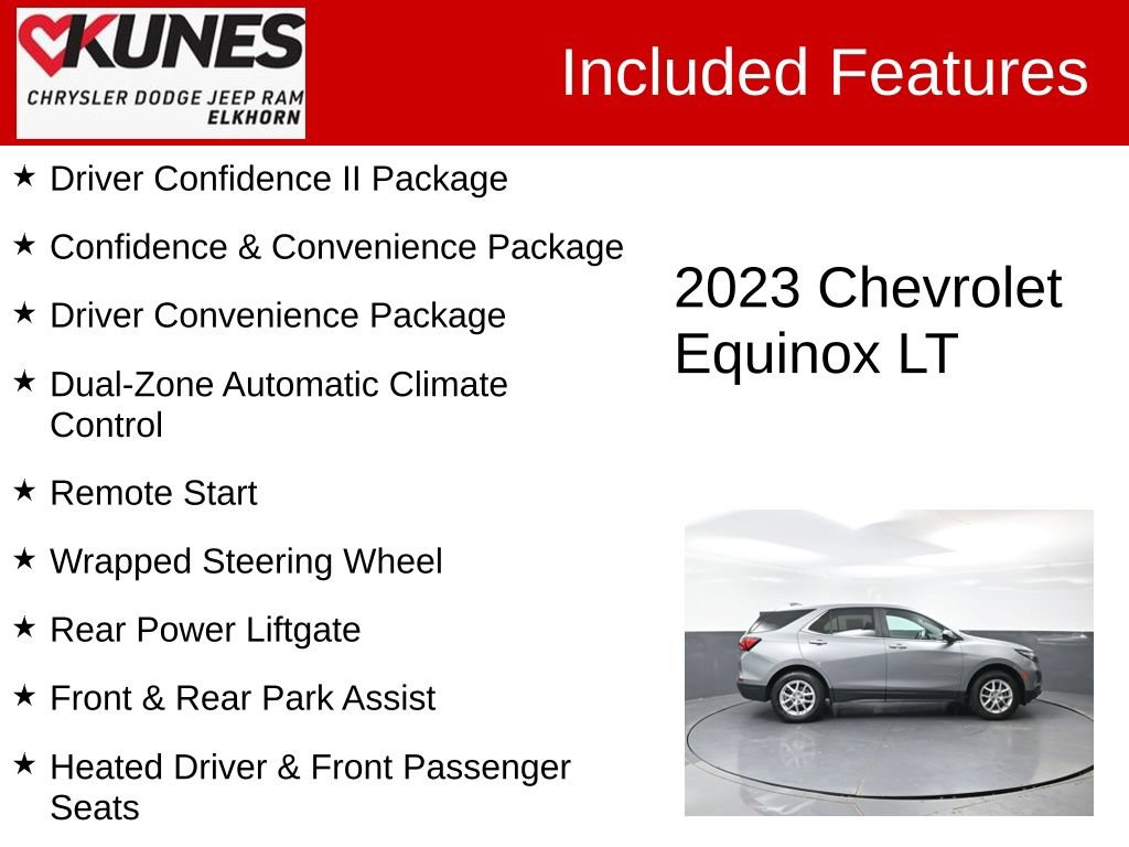 Used 2023 Chevrolet Equinox LT AWD/4WD image 3