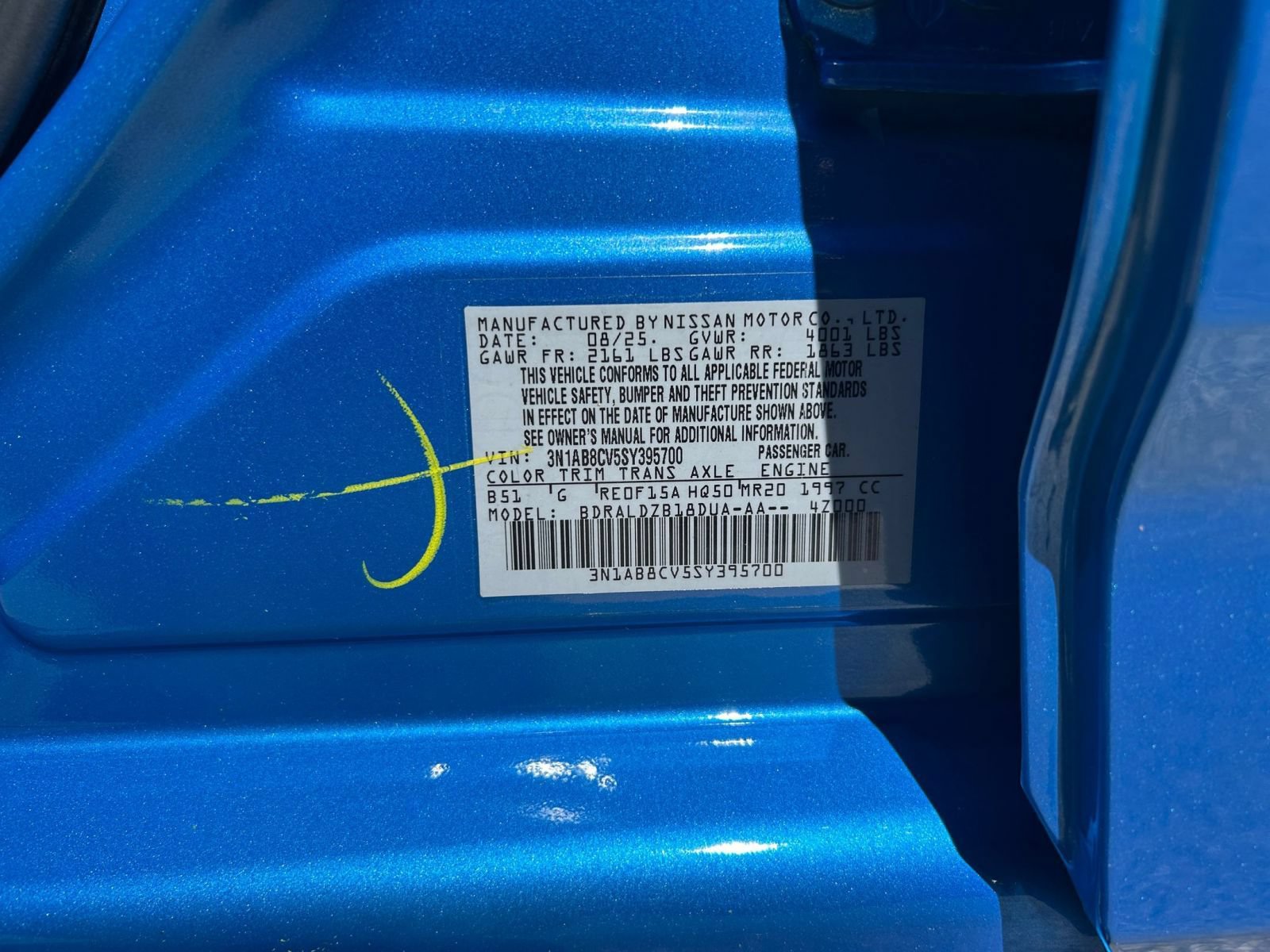 Used 2025 Nissan Sentra SV FWD image 23