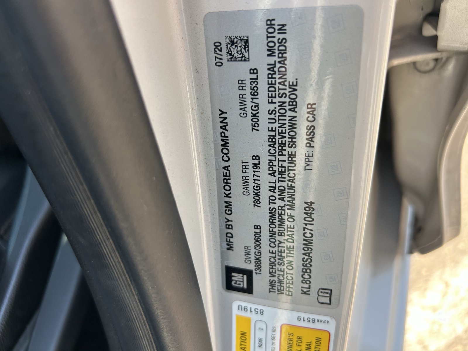 Certified 2021 Chevrolet Spark LS FWD image 32
