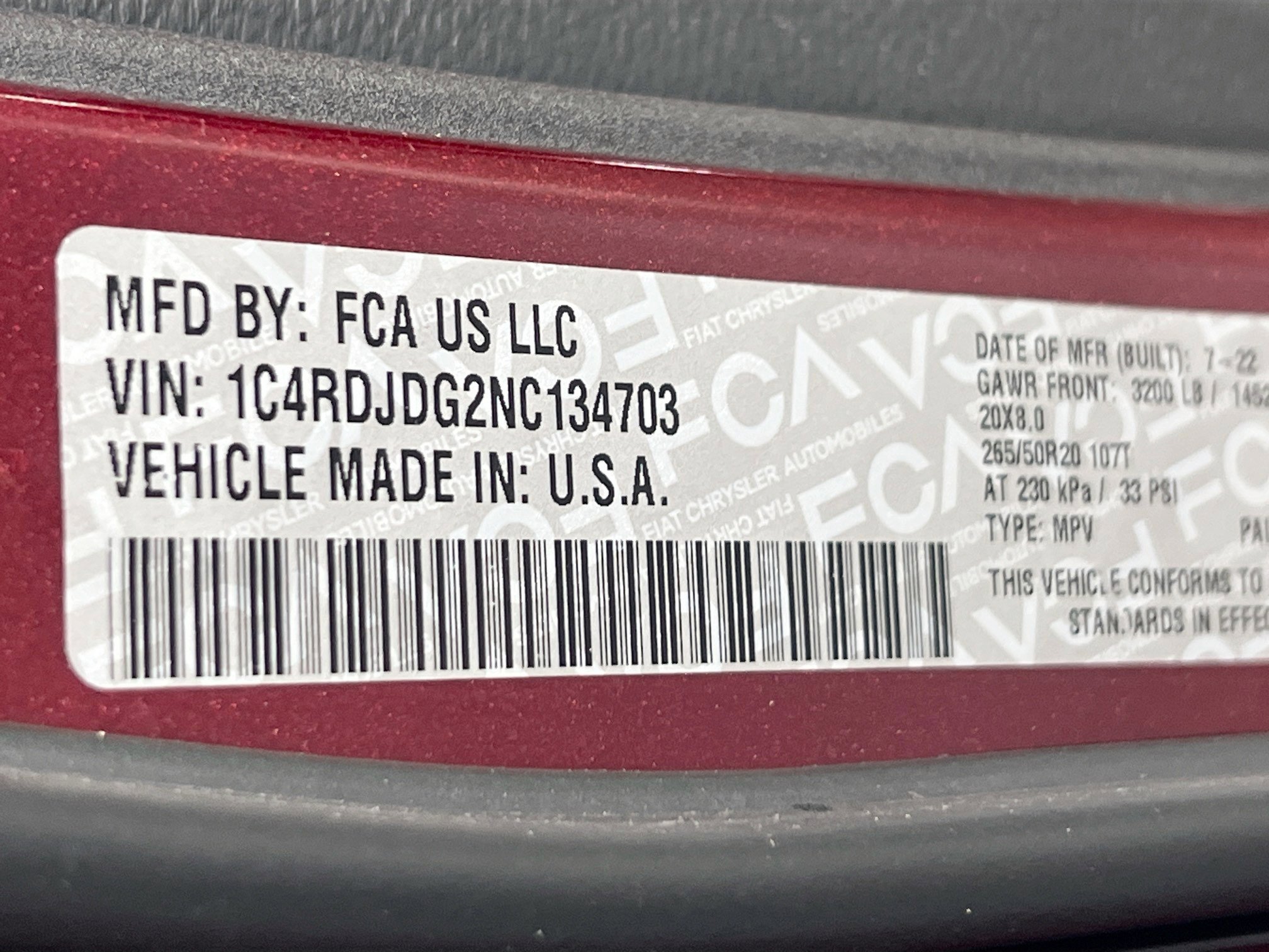 Used 2022 Dodge Durango GT AWD/4WD image 33