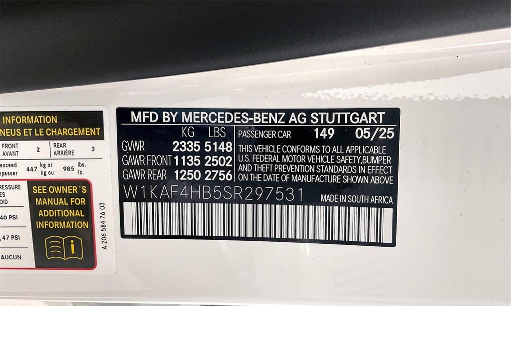 New 2025 Mercedes-Benz C 300 4MATIC Sedan image 18