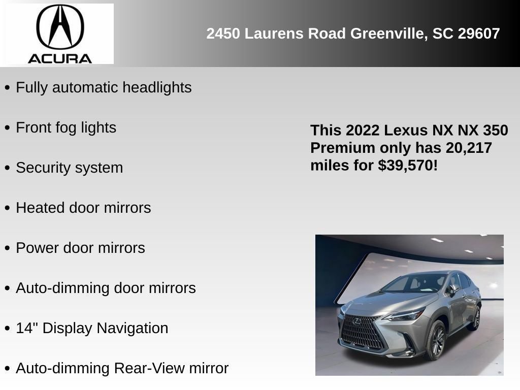 Used 2022 Lexus NX 350 AWD image 23