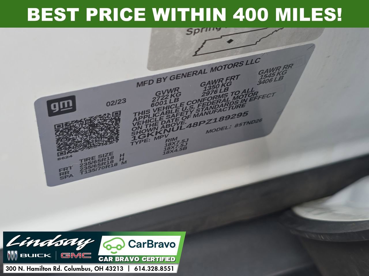 Certified 2023 GMC Acadia SLT w/ Trailering Package image 32