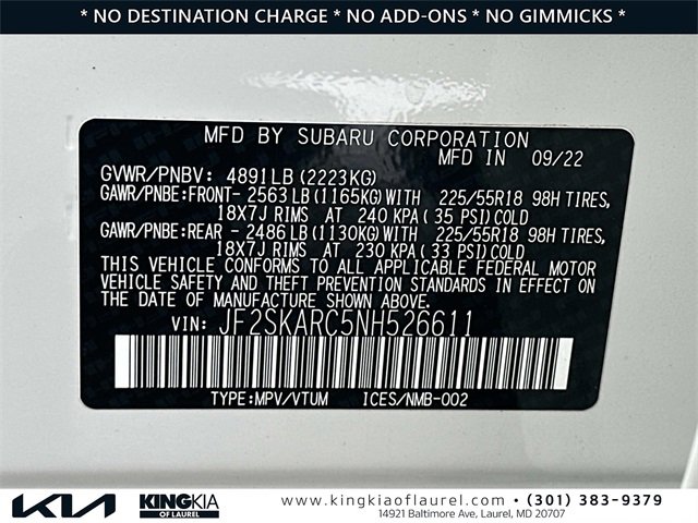 Used 2022 Subaru Forester Touring image 31