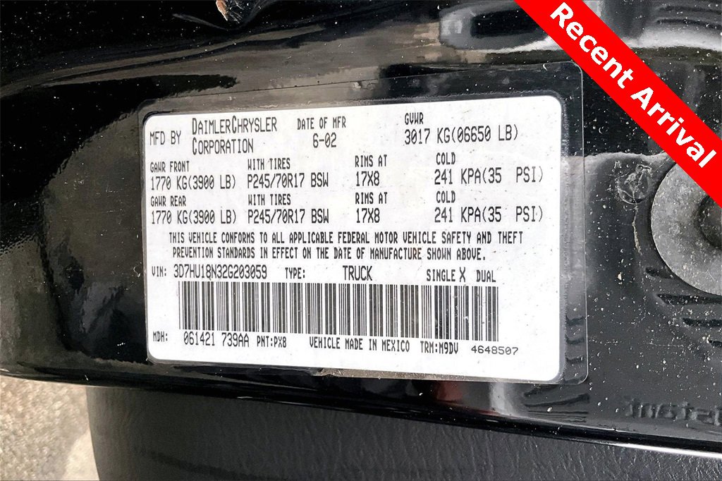 Used 2002 Dodge Ram 1500 Truck SLT image 8