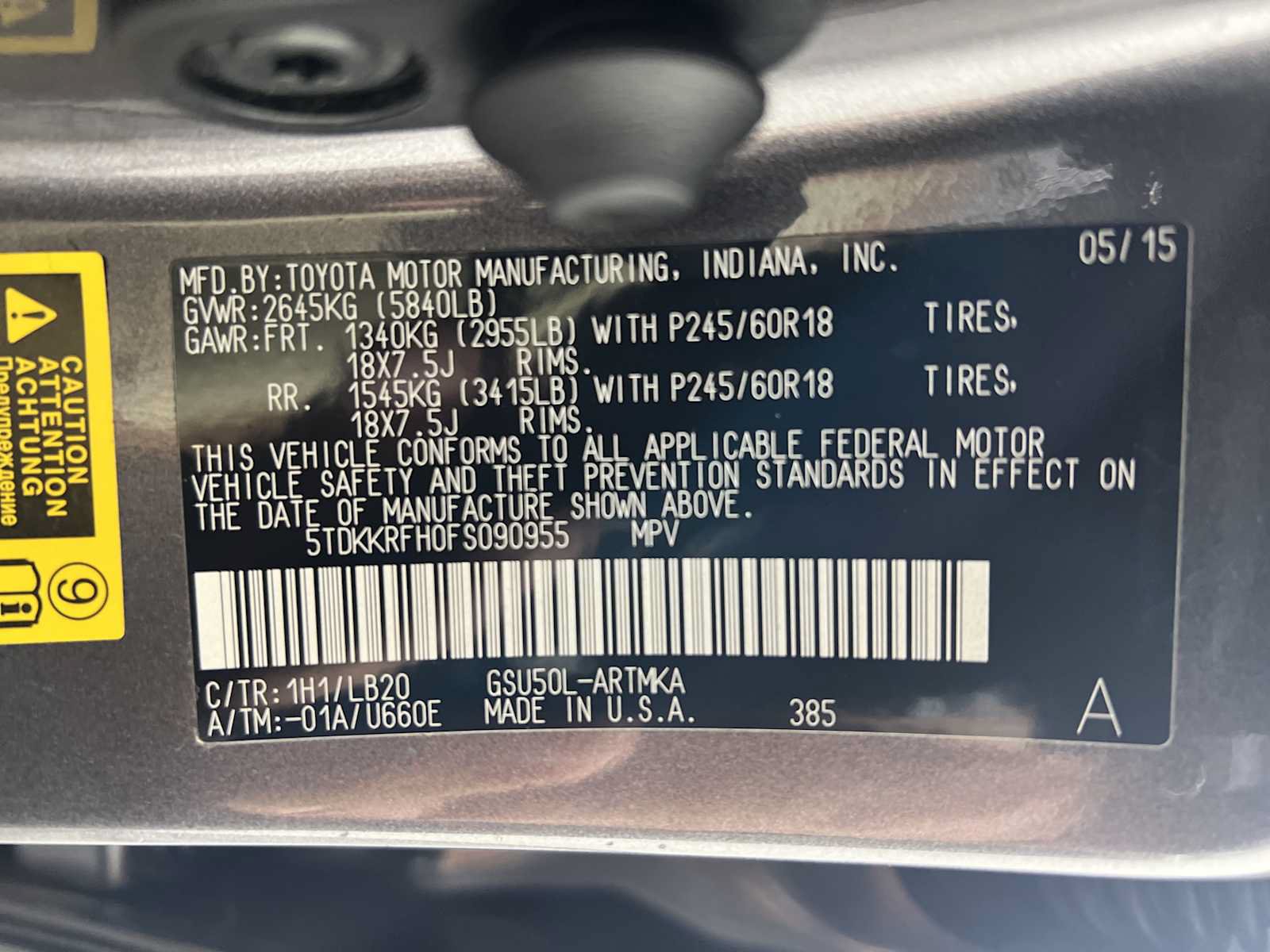 Used 2015 Toyota Highlander XLE FWD image 36
