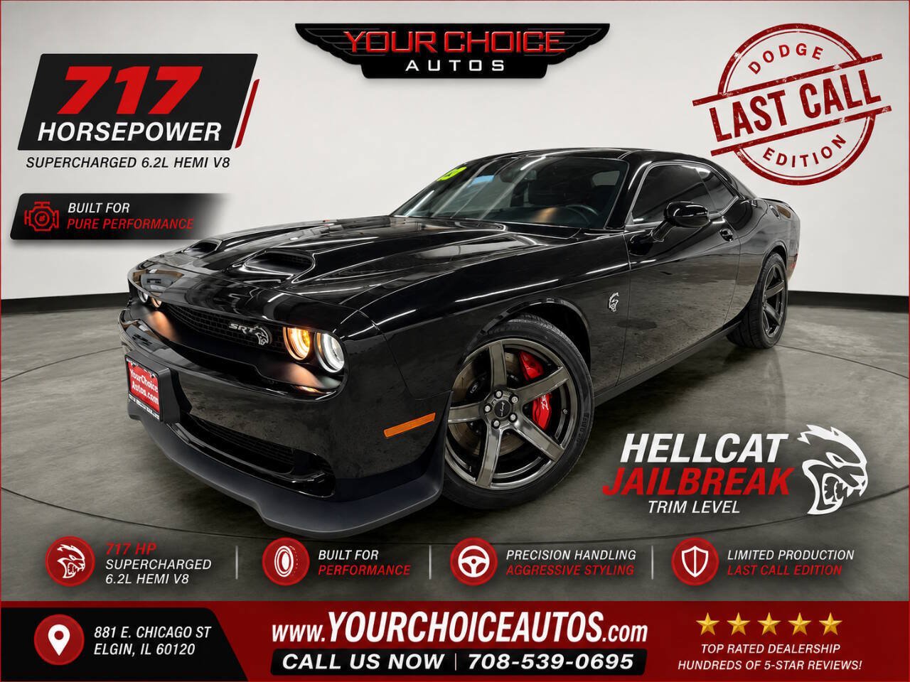 Used 2023 Dodge Challenger SRT Hellcat RWD image 1