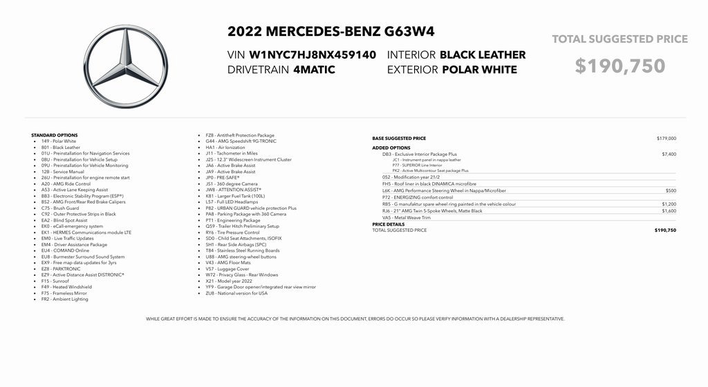 Used 2022 Mercedes-Benz G 63 AMG 4MATIC image 24