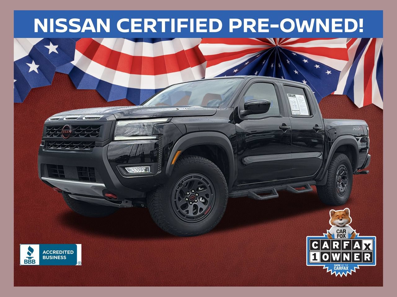 Certified 2026 Nissan Frontier PRO-4X w/ Tow Package