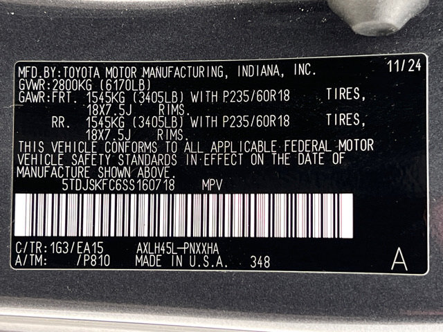 Used 2025 Toyota Sienna XLE w/ XLE Plus Package AWD/4WD image 25