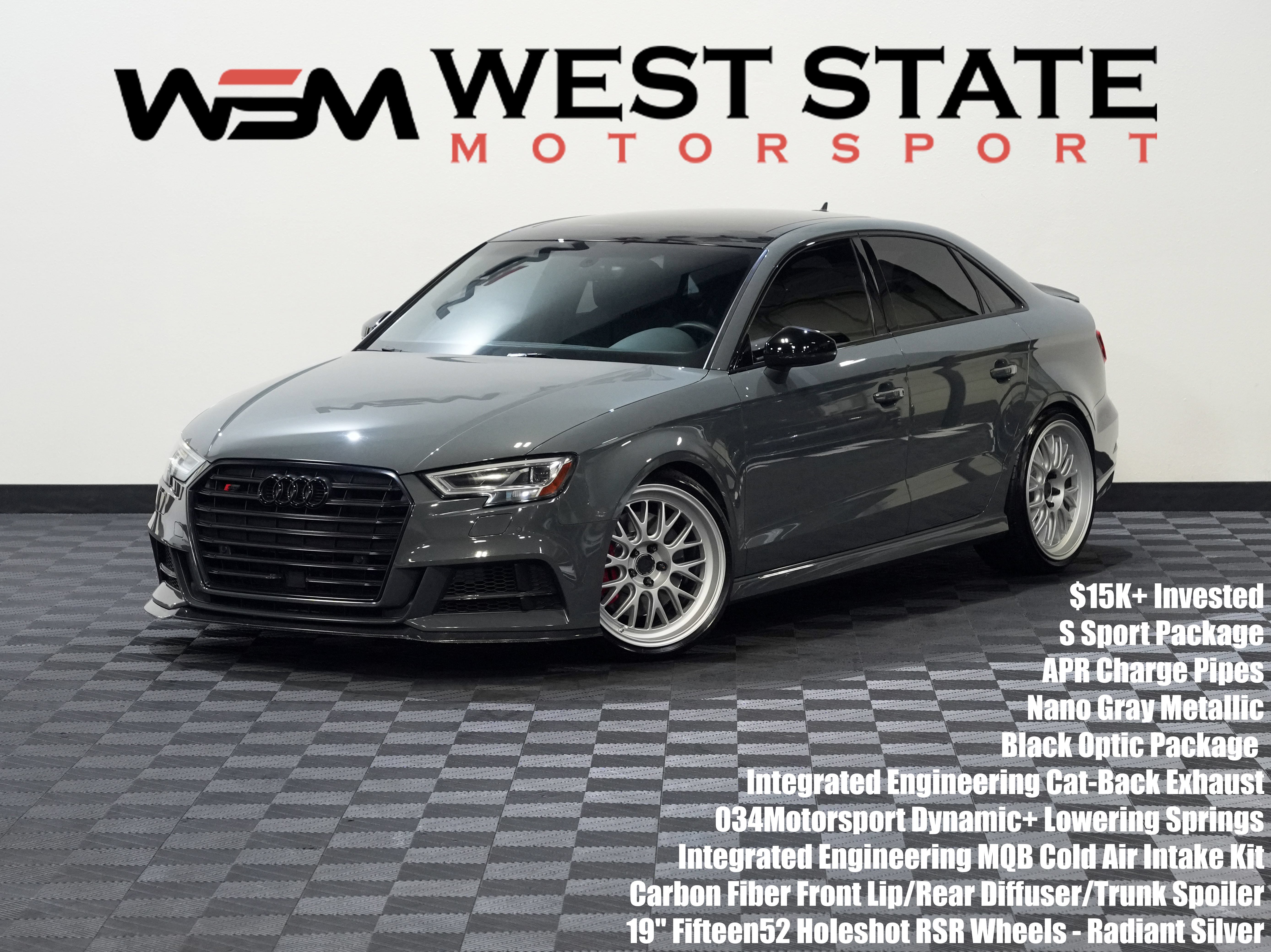 Used 2020 Audi S3 Premium w/ Black Optic Package