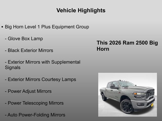 New 2026 RAM 2500 Big Horn image 15