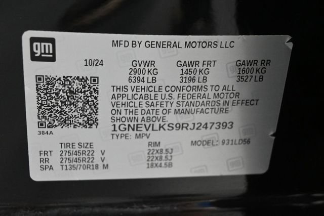 Used 2024 Chevrolet Traverse RS w/ LPO, Floor Liner Package AWD/4WD image 48