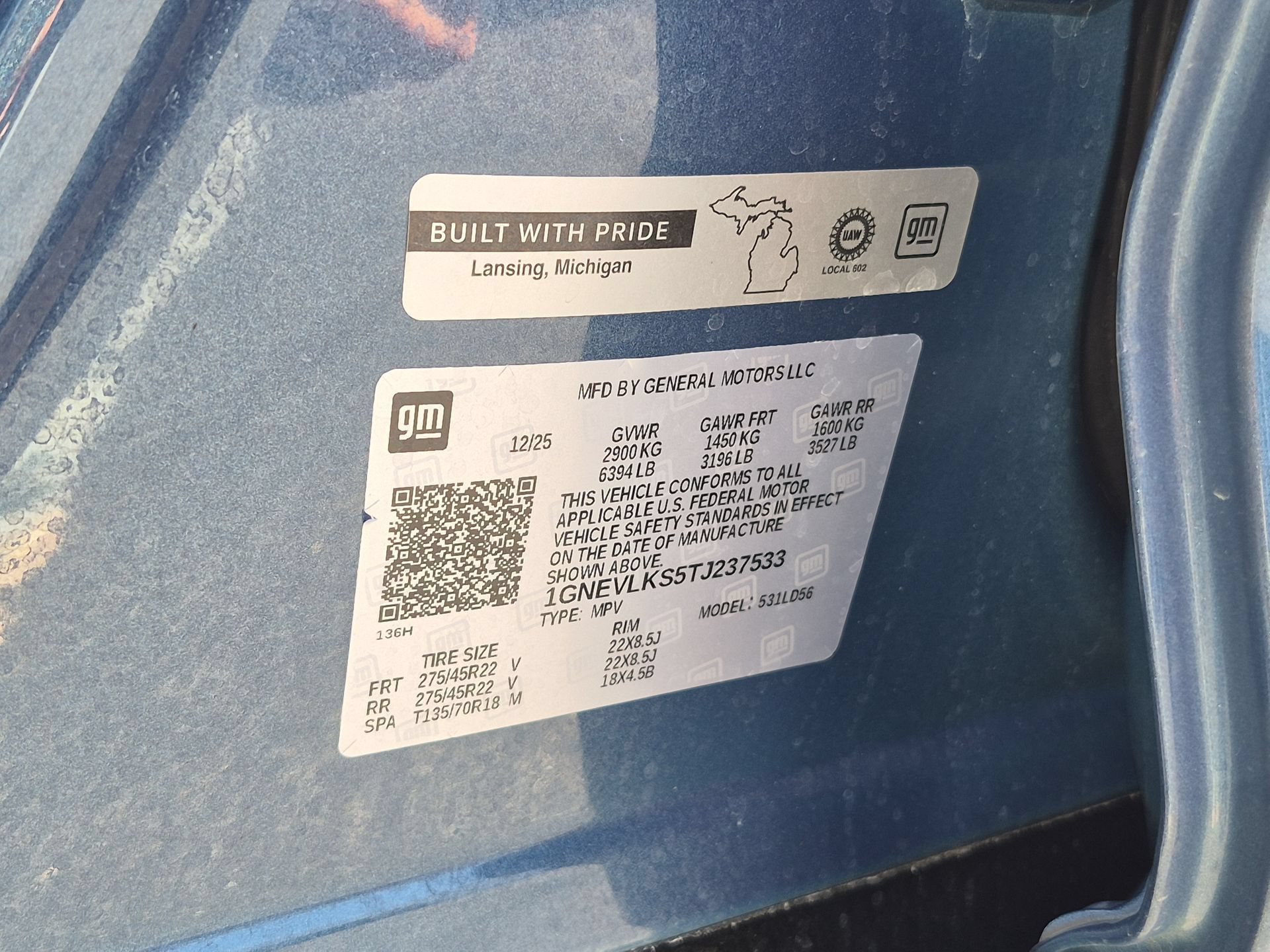 Certified 2026 Chevrolet Traverse RS w/ LPO, Floor Liner Package AWD/4WD image 35