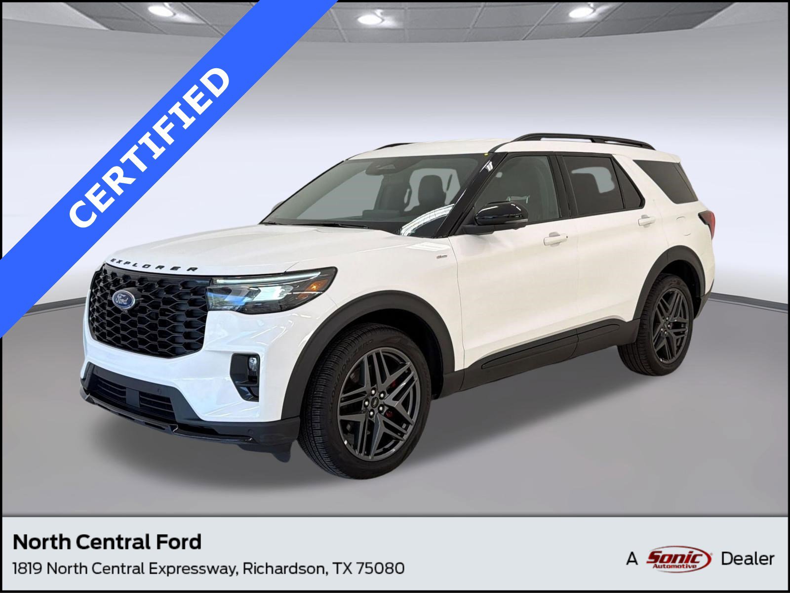 Certified 2025 Ford Explorer ST-Line w/ ST-Line Street Pack AWD/4WD image 1